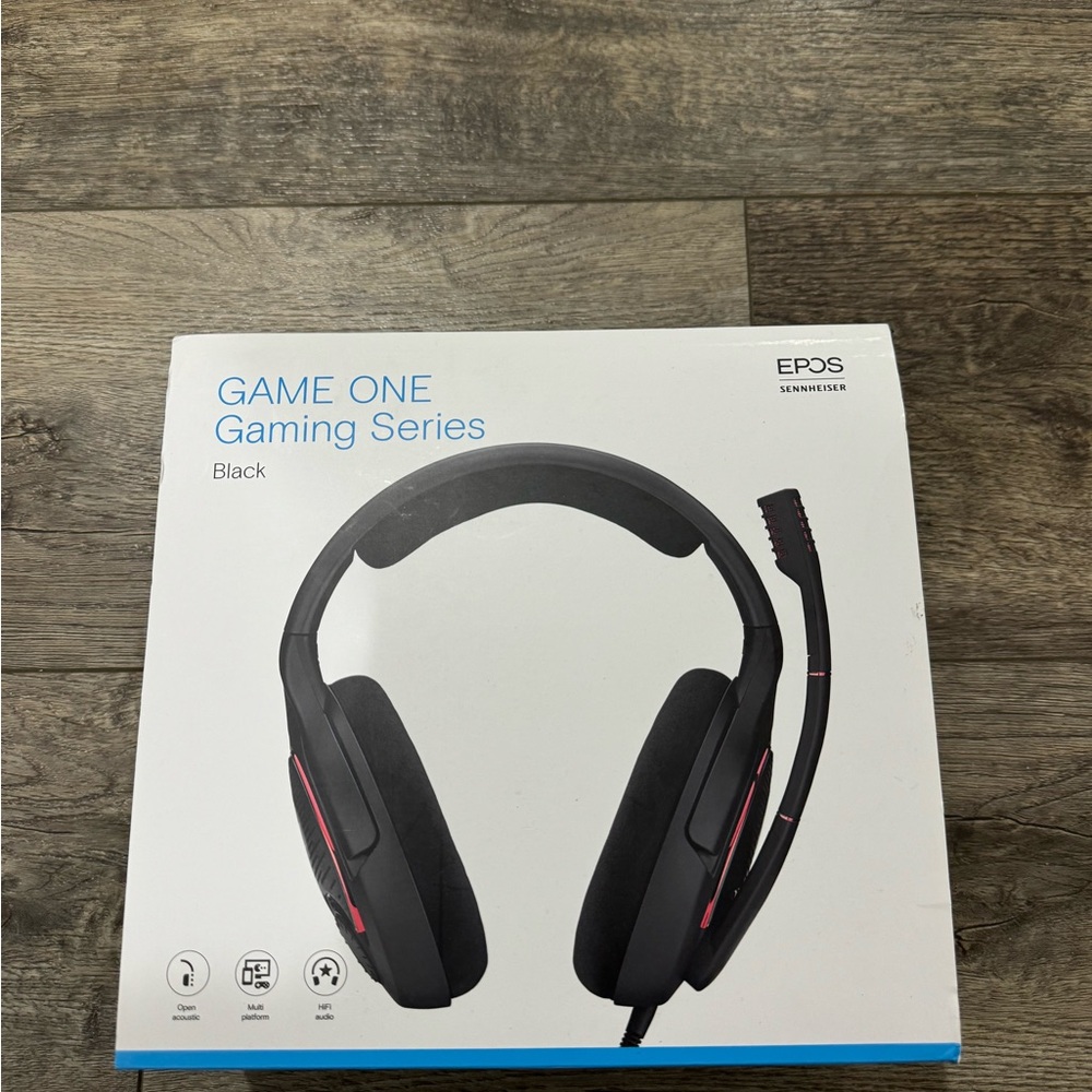 Sennheiser Black Gaming Headset with Built-in Microphone
